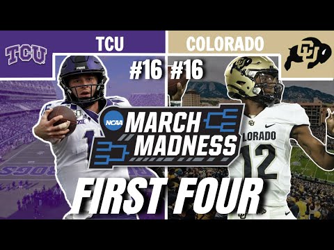 #16 TCU vs #16 Colorado (First Four) - 2022 College Football March Madness Tournament