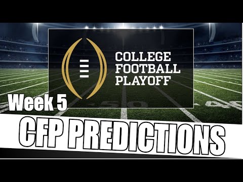 2021 Week 5 College Football Playoff Predictions