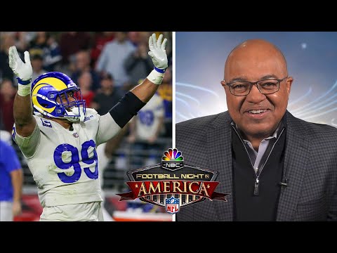 Aaron Donald knows Rams can't get frustrated vs. Tom Brady (FULL INTERVIEW) | FNIA | NBC Sports