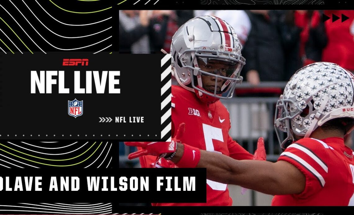 Chris Olave and Garrett Wilson film breakdown | NFL Live