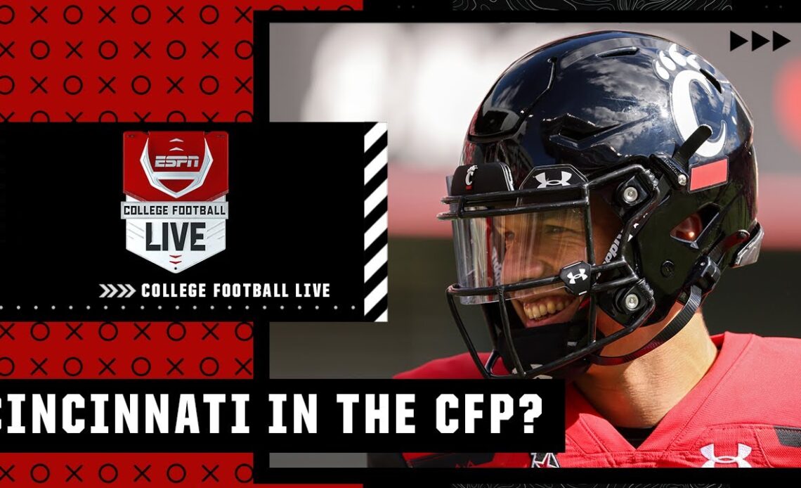 Cincinnati needs "style points" to make the College Football Playoff | College Football Live