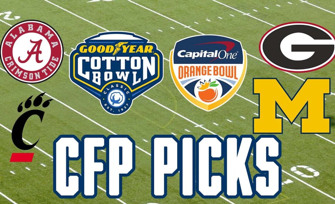 College Football Playoffs Preview and Prediction | Alabama, Cincinnati, Georgia, Michigan | CFP