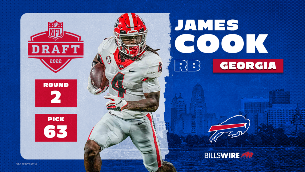Georgia RB James Cook selected in second round of 2022 NFL draft