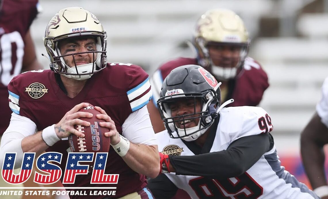 Houston Gamblers vs. Michigan Panthers | USFL HIGHLIGHTS | 4/17/2022 | NBC Sports