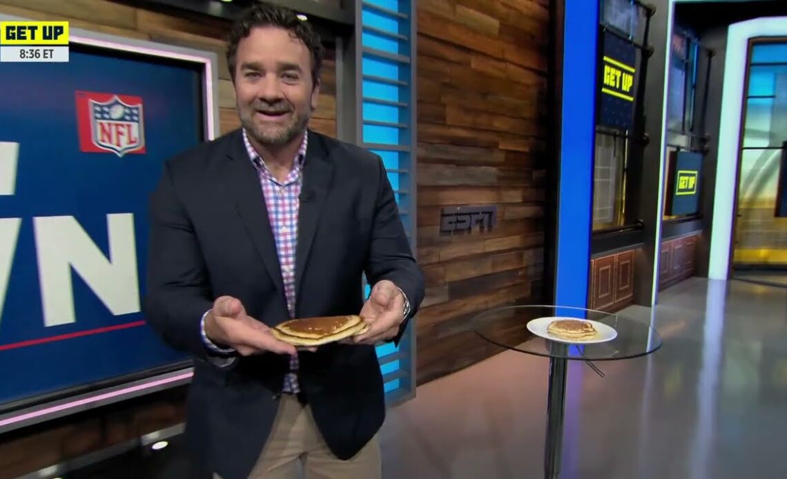 Jeff Saturday grades more NFL draft prospect PANCAKES! 🥞 | Get Up