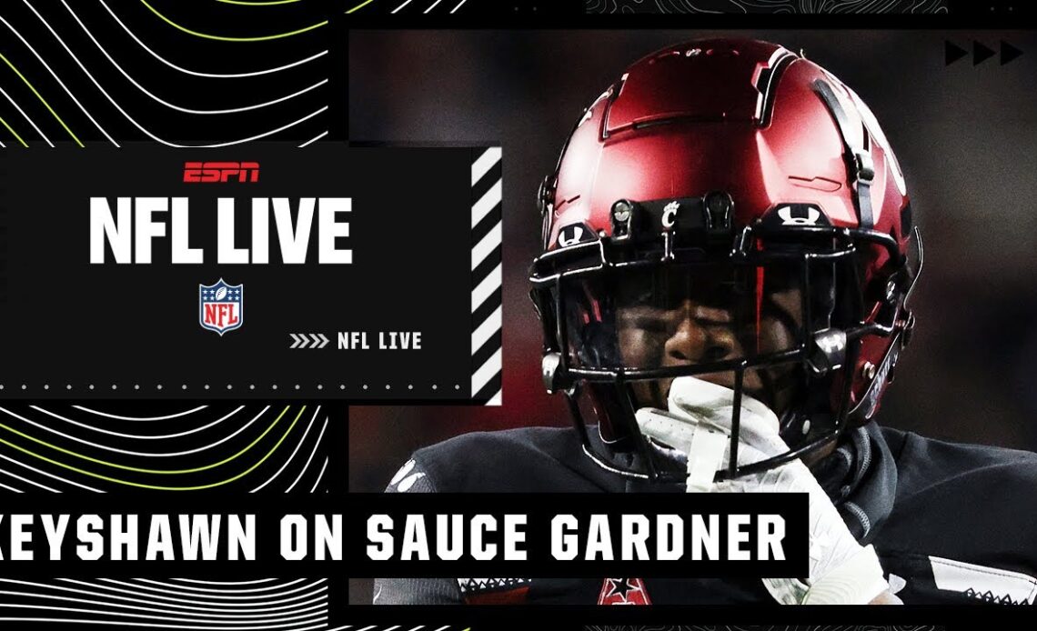 Keyshawn Johnson praises Sauce Gardner's ability to press | NFL Live