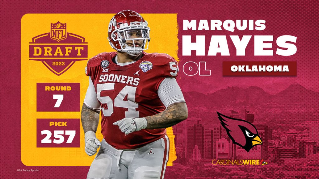 Marquis Hayes taken No. 257 by the Cardinals