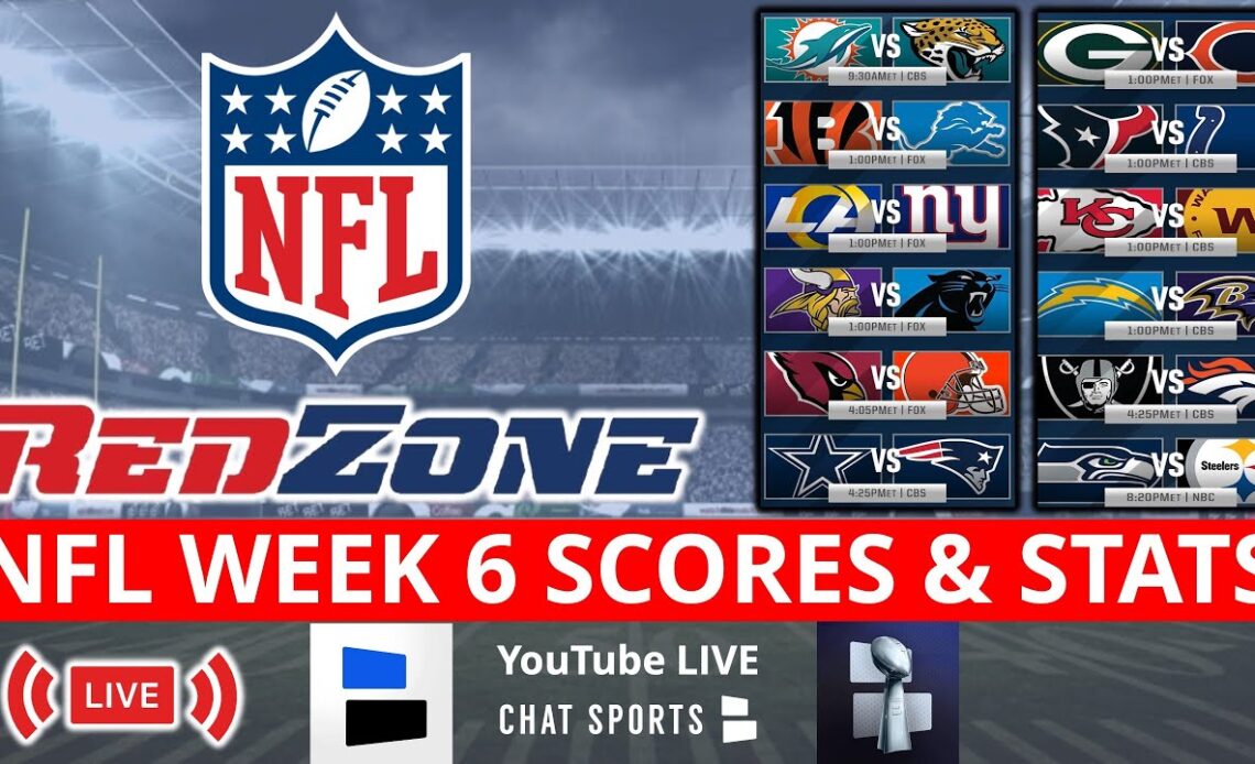 NFL RedZone Live Streaming Scoreboard | NFL Week 6 Scores, Stats, Highlights, News & Analysis