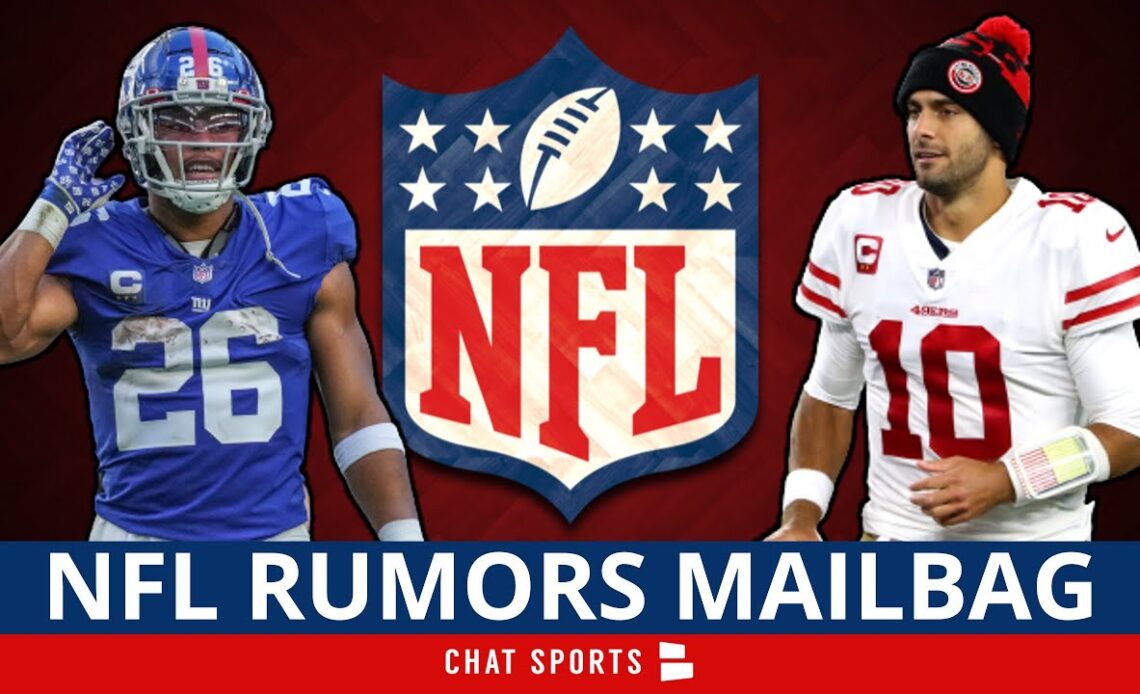 NFL Trade Rumors Mailbag: Saquon Barkley, Jimmy Garoppolo, Andre Dillard, DK Metcalf, Baker Mayfield