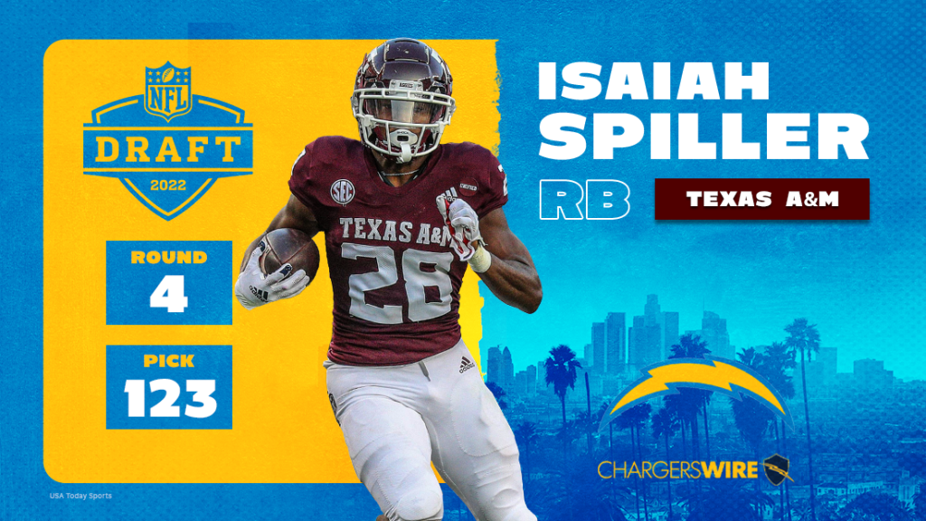 The best images from Chargers 4th rounder Isaiah Spillers Aggie career