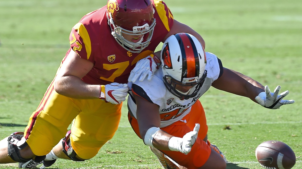 USC offensive line comes into focus at spring game