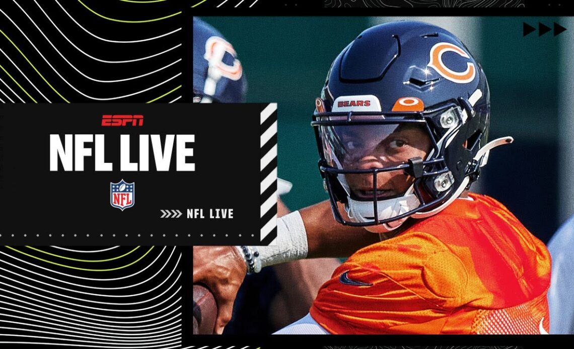 When could Justin Fields surpass Andy Dalton as the Bears’ starting QB? | NFL Live