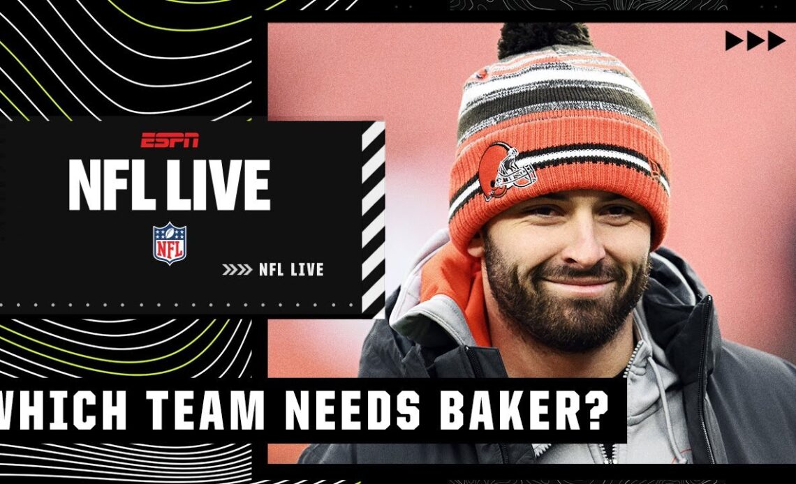 Which team could be in the market for Baker Mayfield? | NFL Live