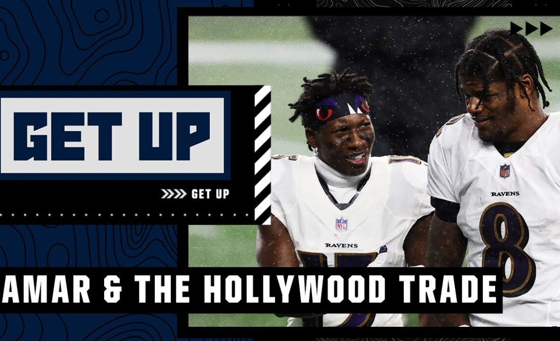 Why didn't Lamar Jackson know Hollywood Brown was getting traded to the Cardinals? | Get Up