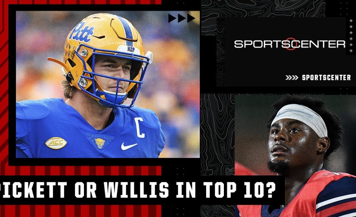 Will Kenny Pickett or Malik Willis sneak into the Top 10 of the 2022 NFL Draft? | SportsCenter