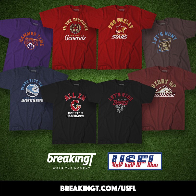 BreakingT Scores USFL Licensing Deal