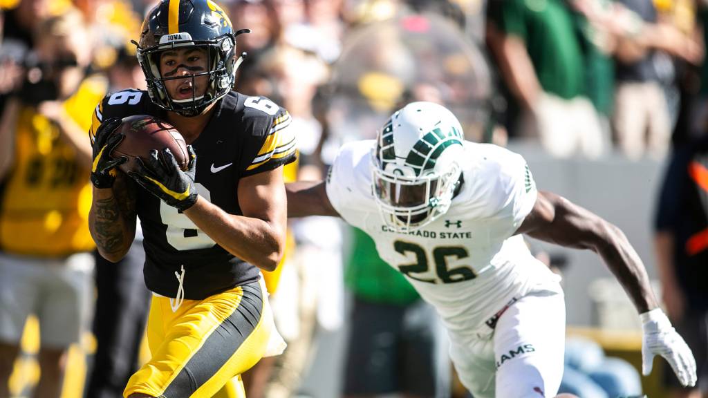 Best photos of WR Keagan Johnson’s Hawkeye career