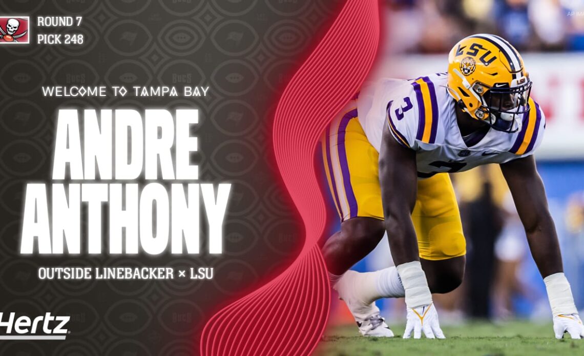 Buccaneers Select Andre Anthony with the 248th Pick of the 2022 NFL Draft