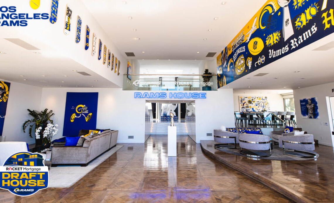 EXCLUSIVE PHOTOS: An inside look at the Rams' Rocket Mortgage Draft House 