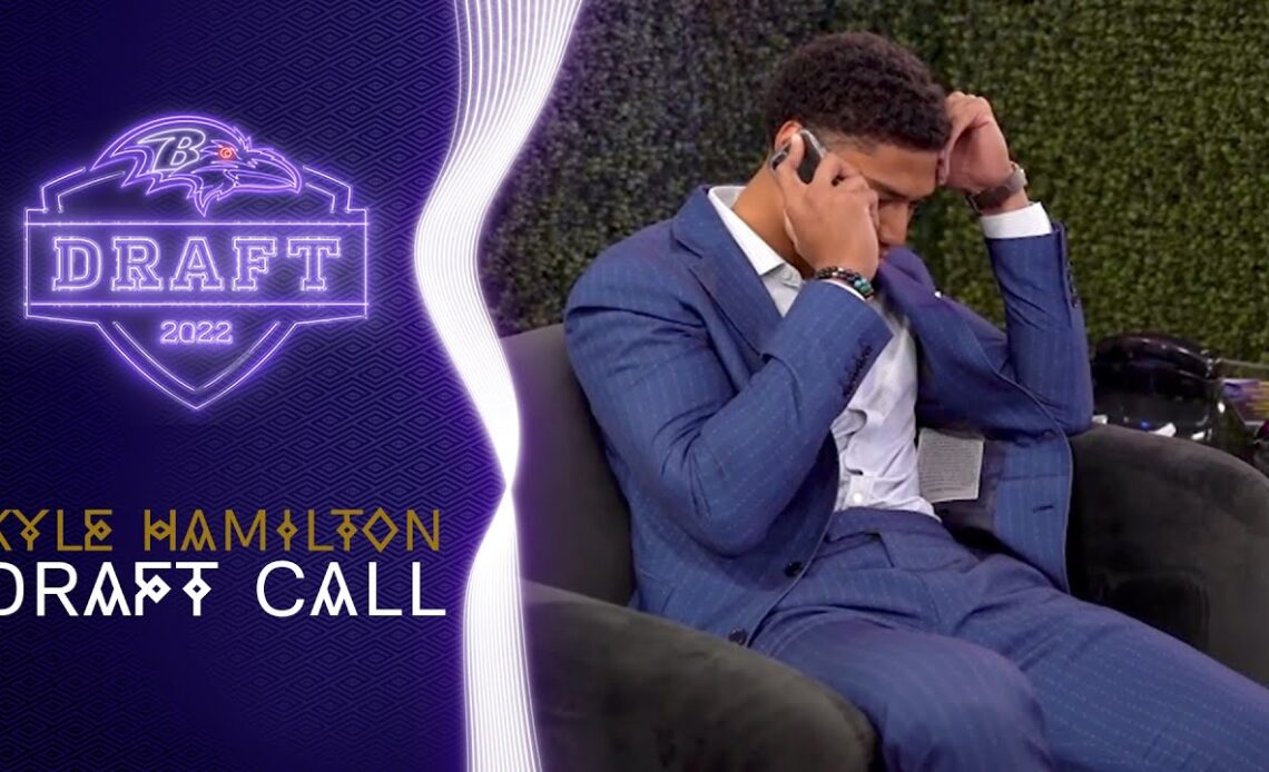 Inside the Draft Night Call to Kyle Hamilton | Baltimore Ravens