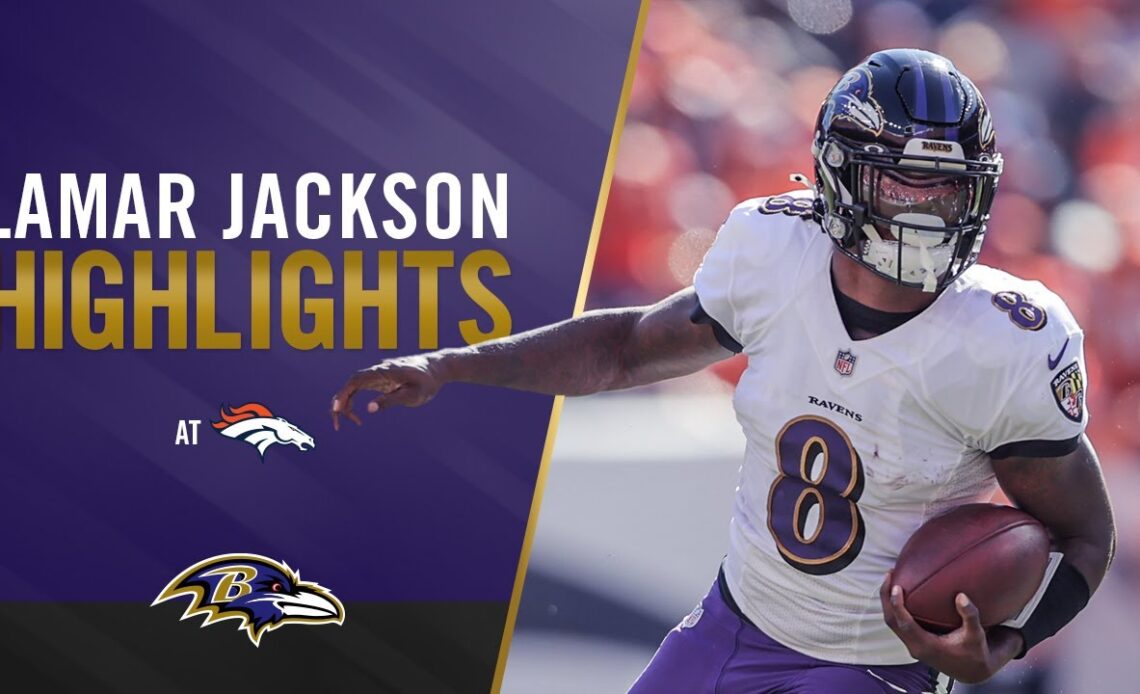 Lamar Jackson Highlights from Week 4 | Baltimore Ravens