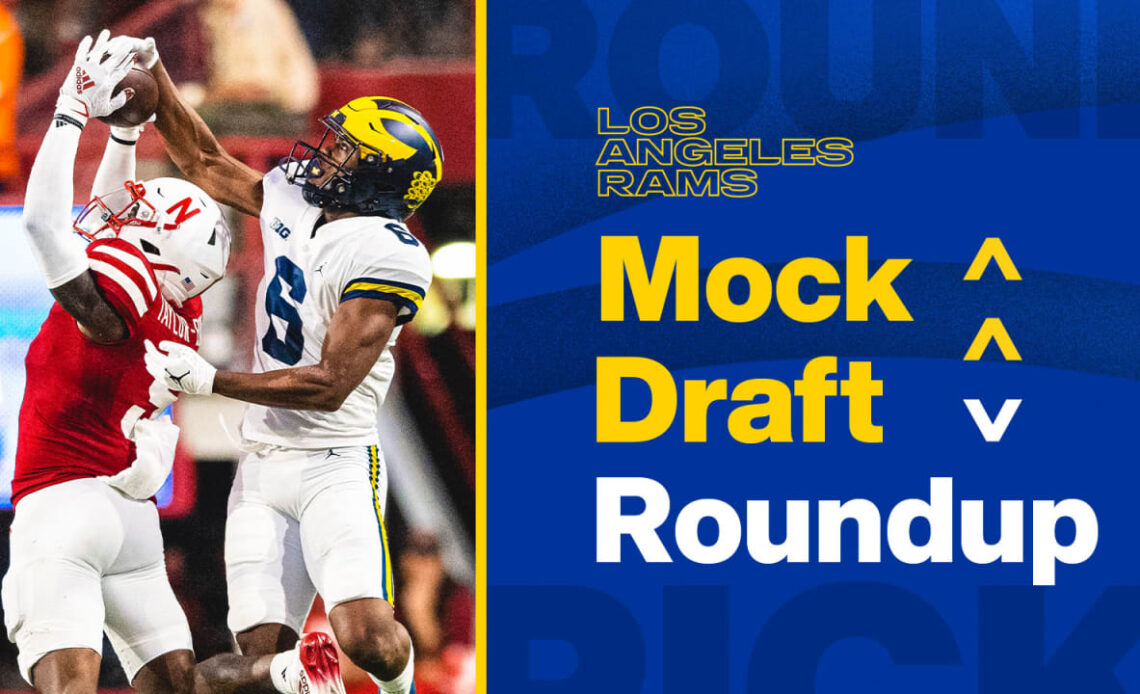 More offensive line, cornerback and edge projections for Rams two weeks out from draft week