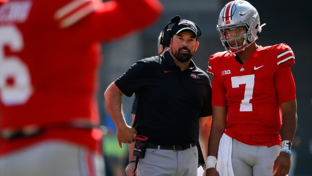 Ohio State coach Ryan Day talks C.J. Stroud potential with Jim Rome