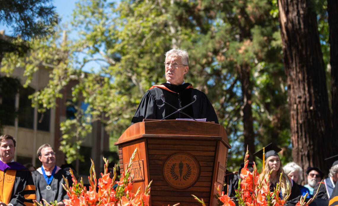 PHOTOS: Pete Carroll Receives Honorary Degree At University Of The Pacific