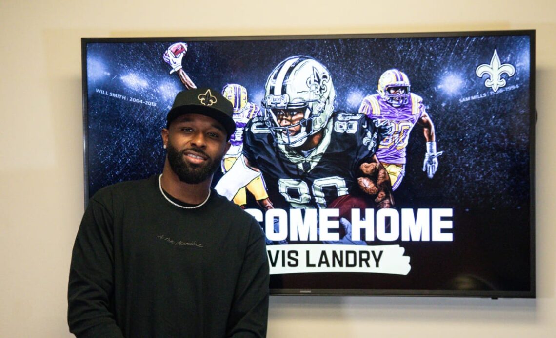 Photos: Jarvis Landry arrives in New Orleans