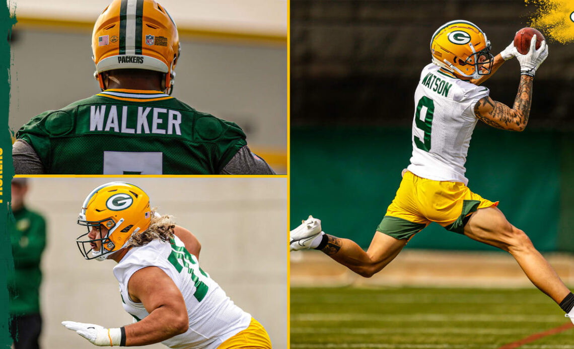 Photos: Packers' rookies hit the practice field