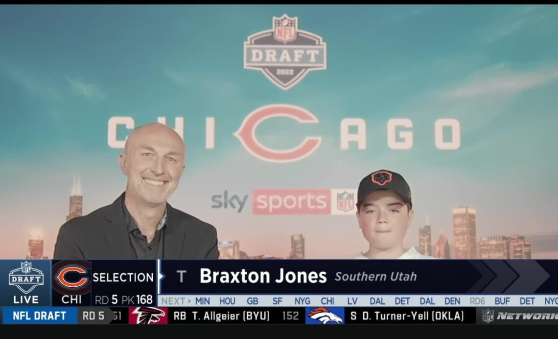 Pick announcement: Bears select Braxton Jones