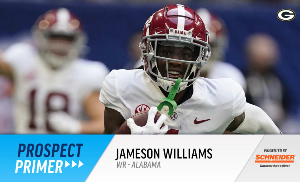 Prospect Primer: Jameson Williams, WR, Alabama