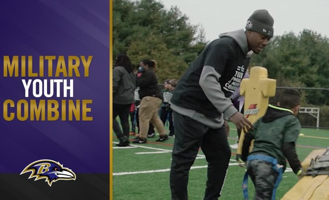 Ravens Hold Youth Football and Military Combine | Baltimore Ravens