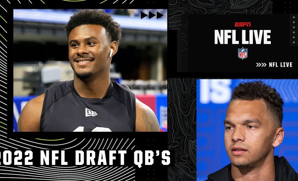 Reacting to the 2022 NFL Draft quarterbacks and the fit for each team | NFL Live