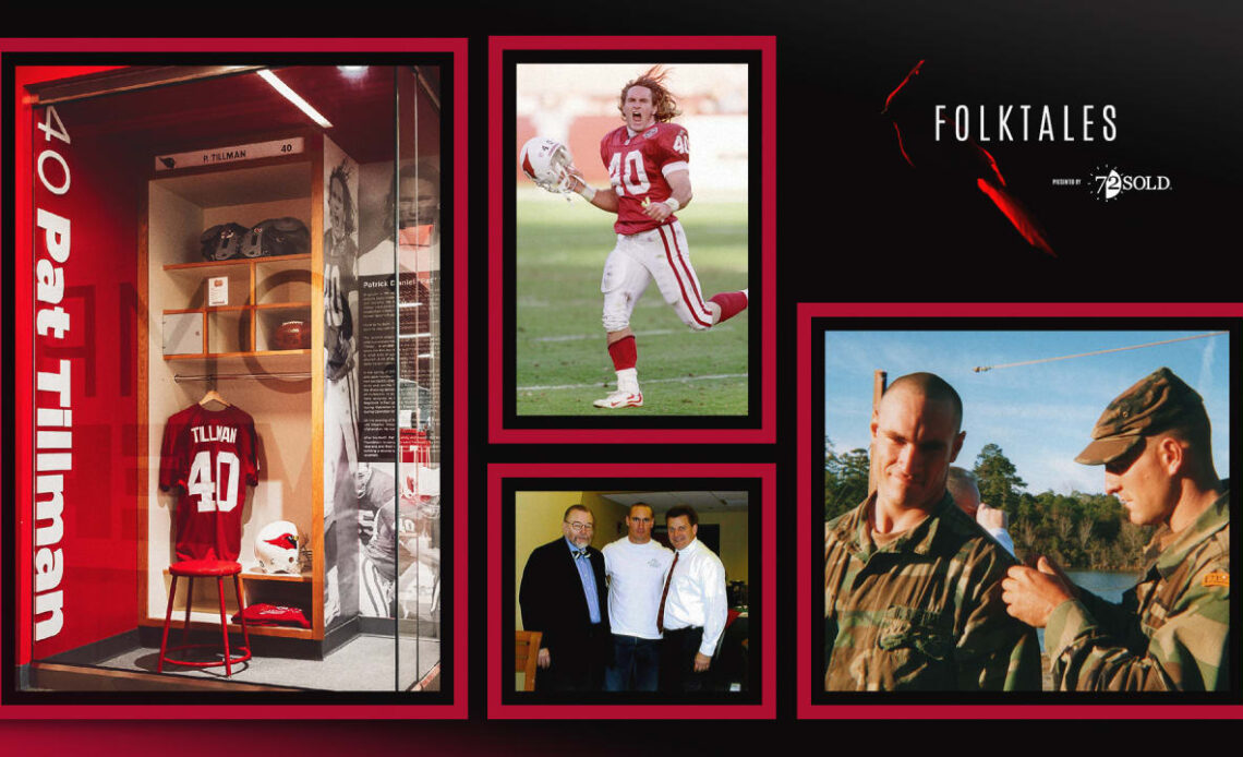 Saving the locker of former Cardinals safety and military hero Pat Tillman, who was killed in action