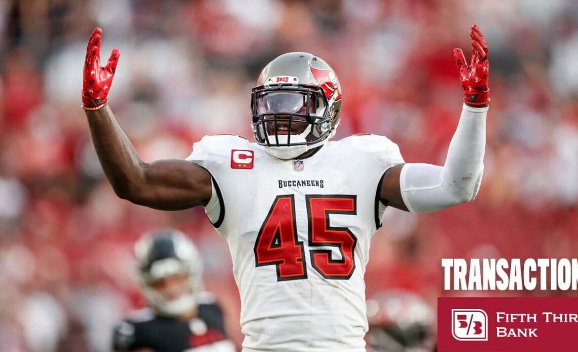 Tampa Bay Buccaneers Pick Up Fifth-Year Option on LB Devin White 2022