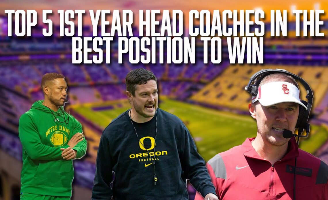 Top 5 1st Year Head Coaches in the Best Position to Win | CFB | Lincoln Riley | Marcus Freeman