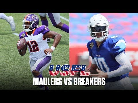 USFL Extended Highlights - Pittsburgh Maulers vs. New Orleans Breakers - Week 6