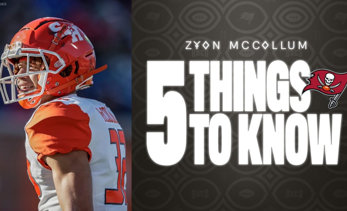 What Bucs fans should know about 5th Round Pick (#157 Overall) Zyon McCollum