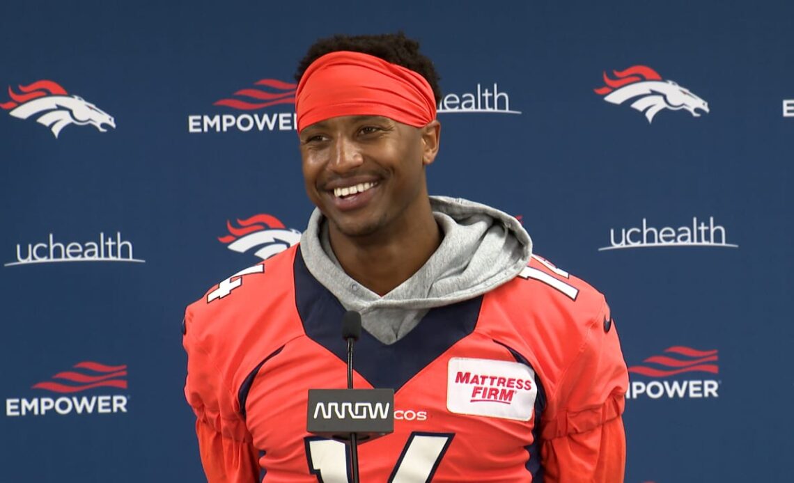 'Everyone has that juice, that pep in their step': Courtland Sutton on team's energy in OTA practices