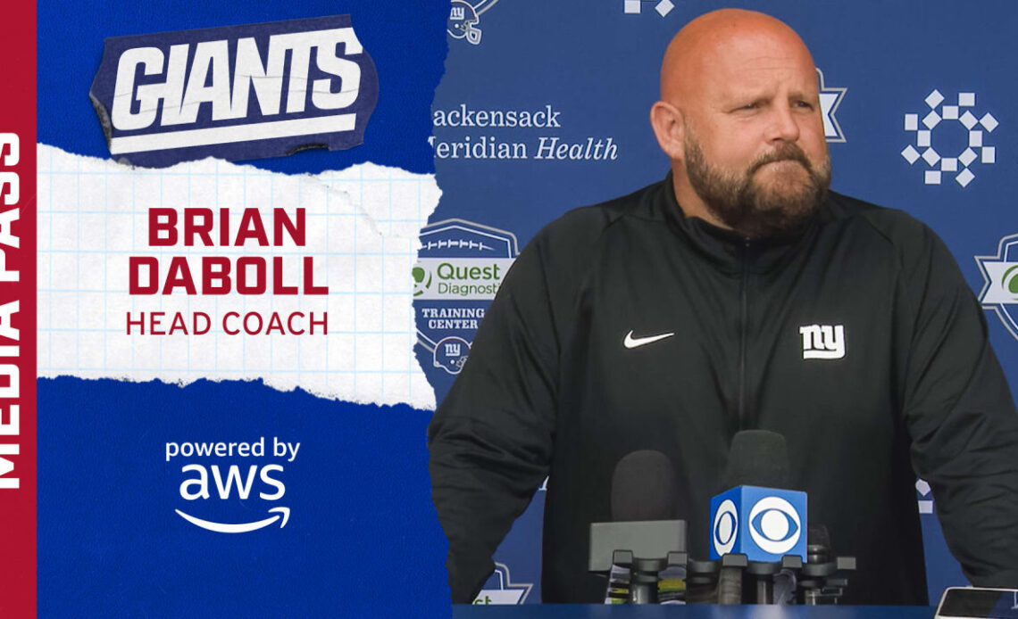 Coach Brian Daboll on Rangers: 'They just keep coming back'