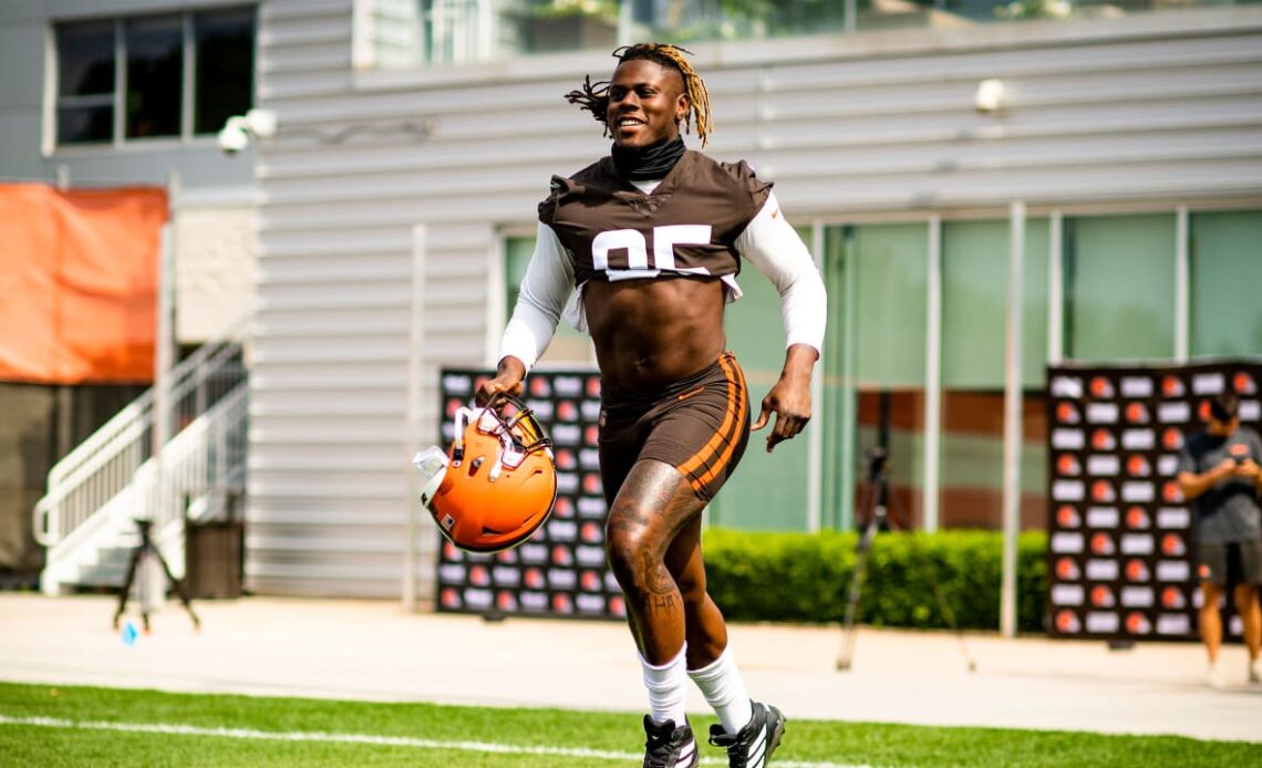 David Njoku calls contract extension ‘great achievement’ and is ‘ready to work’ to become even better