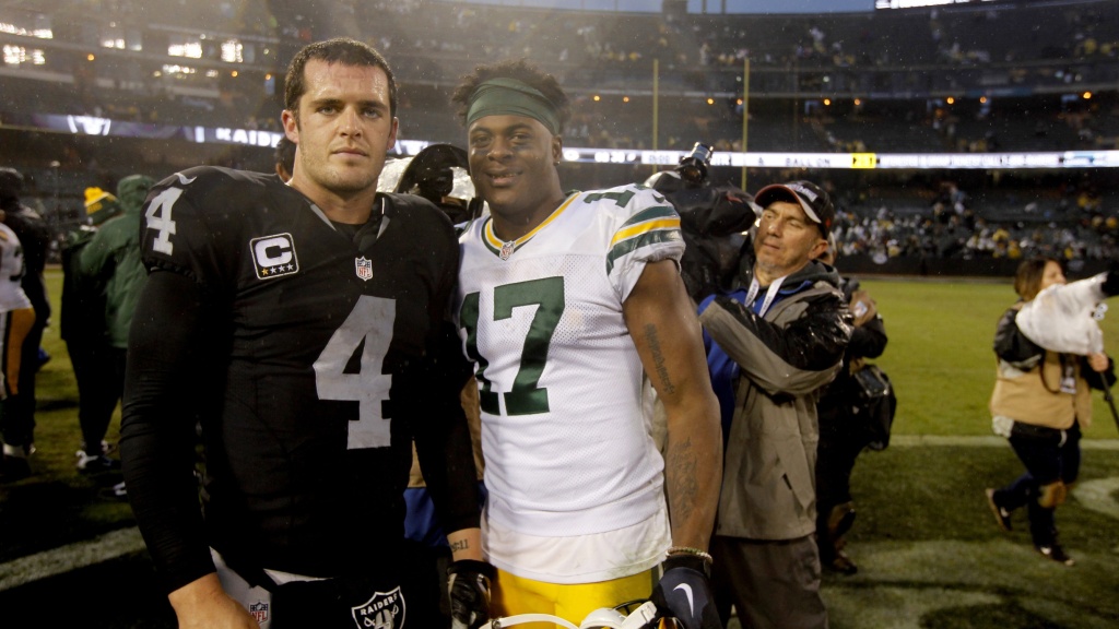 Derek Carr and Davante Adams named best new QB-WR duo in the NFL