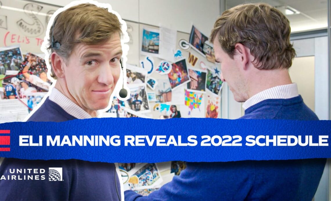 Eli Manning's Top-Secret Mission: Create the 2022 schedule