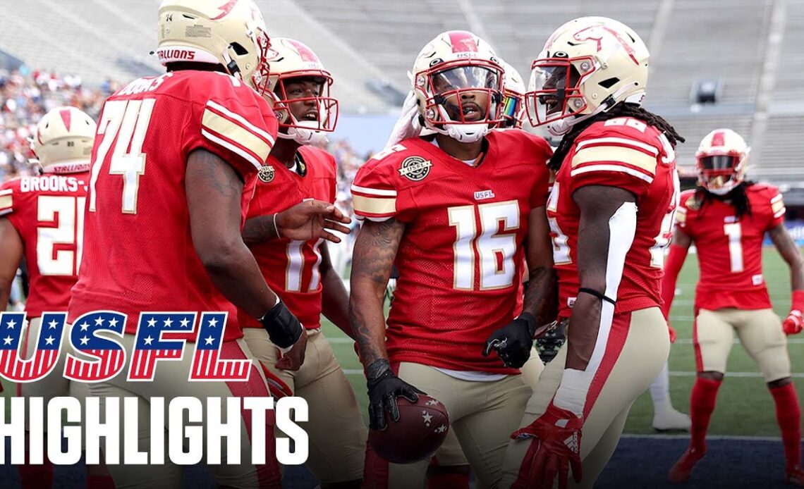Every Touchdown from Week 8 of action in the USFL | USFL Highlights