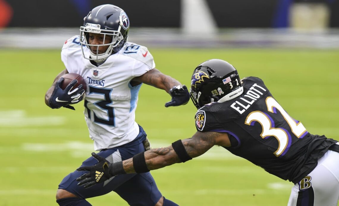 Falcons bring in receiver with Marcus Mariota, Arthur Smith ties