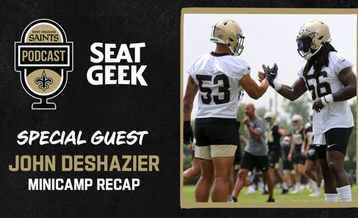 John DeShazier on Saints Podcast presented by SeatGeek