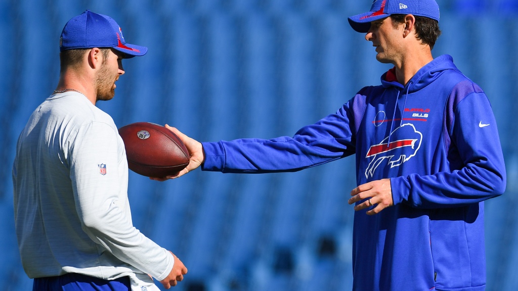 Josh Allen will help adjust to offensive coordinator role