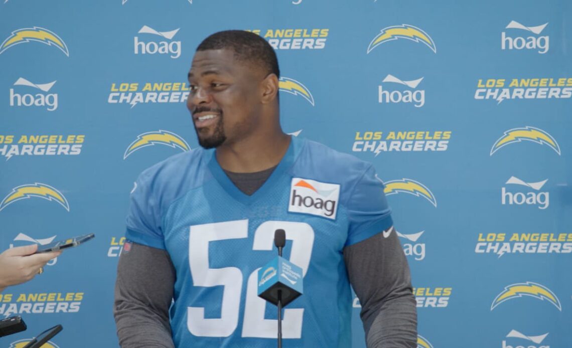 Khalil Mack On Playing With Joey Bosa & Chargers Defense