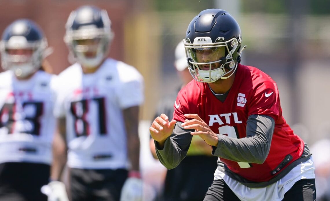 Marcus Mariota on working with Arthur Smith, chemistry with receivers during minicamp | Press conference